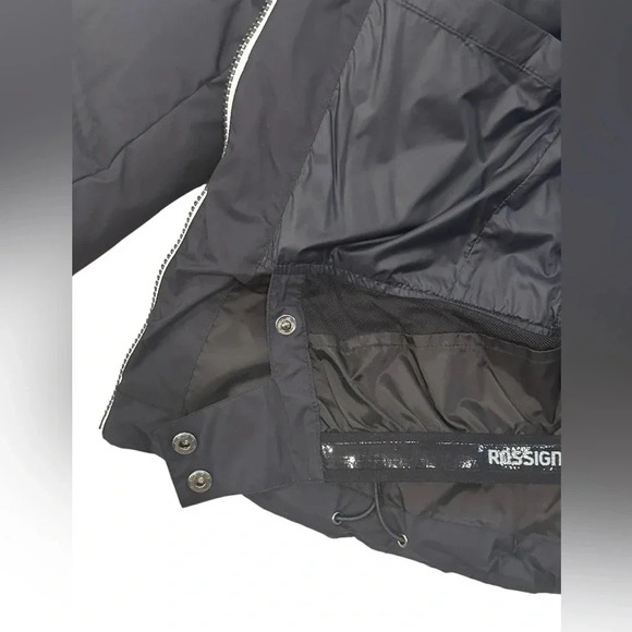 BNWT Rossignol Women's Signature Down Jacket Ski Coat - Black and White Medium - Picture 10 of 12